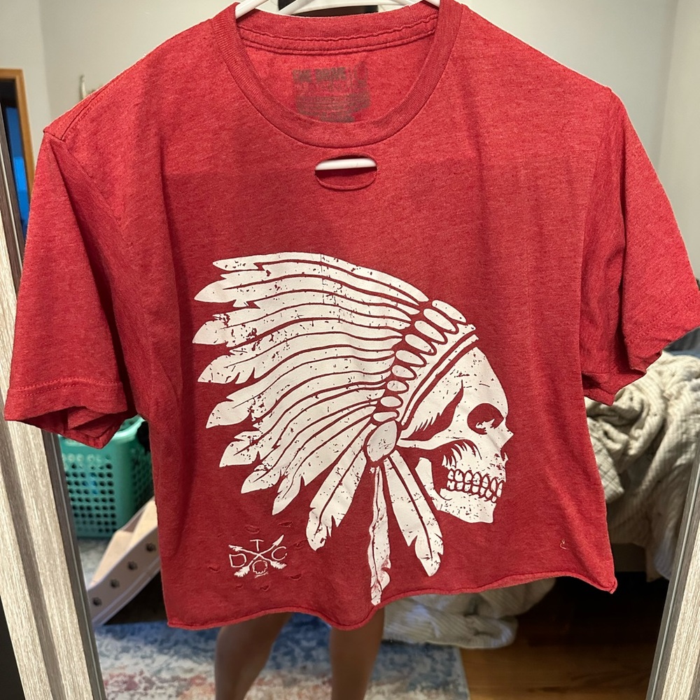 Apache crop tee by The Drive Clothing